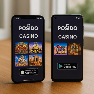 Posido Casino - Mobilne aplikacije za iOS in Android